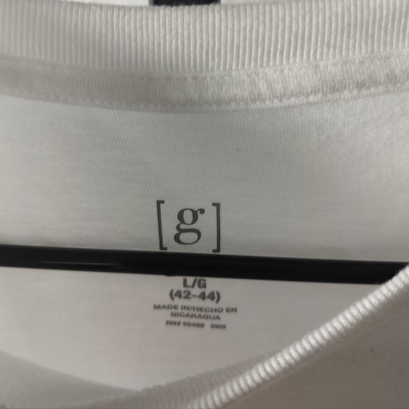 White Backwoods Shirt LG NWT - Picture 3 of 4